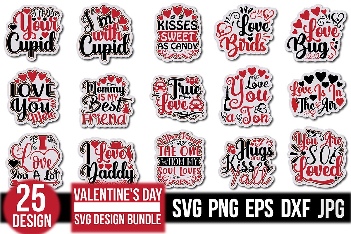 Valentine's Day SVG Bundle - CraftNest - Digital Crafting and Art