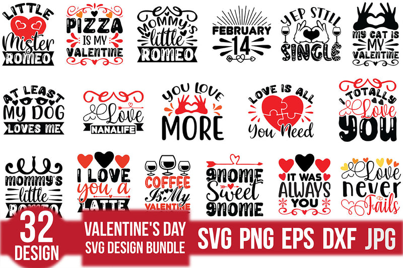 Valentine's Day SVG Bundle 26 - CraftNest - Digital Crafting and Art