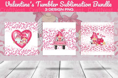 Valentine Gnomes Tumbler Clipart Bundle - CraftNest - Digital Crafting and Art