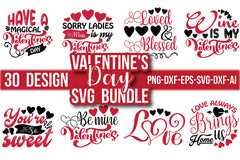 Valentine SVG Bundle 3 - CraftNest - Digital Crafting and Art