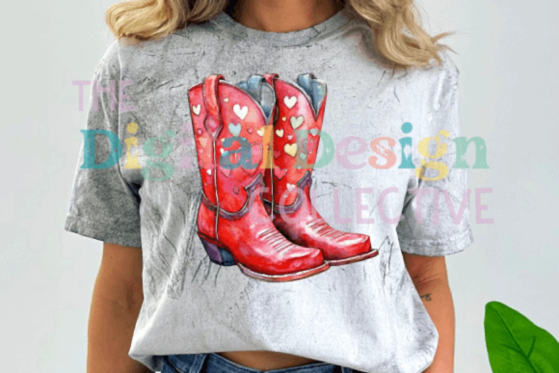 Valentine's Day Cowgirl Boots Clipart Bundle - CraftNest - Digital Crafting and Art