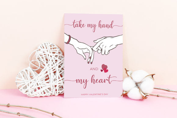 Valentine's Day Printable Cards - CraftNest - Digital Crafting and Art