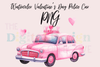 Adorable Police Car Valentine's Day Clipart Bundle