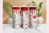 Vintage Valentine's Day Glitter Tumbler Wrap Bundle