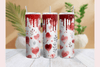 Vintage Valentine's Day Glitter Tumbler Wrap Bundle