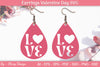Valentine's Earrings SVG Bundle