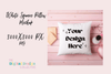 Valentine's Love Square Pillow Mockup