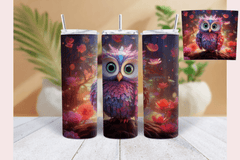Vintage Valentine's Owl Tumbler Design Bundle - CraftNest - Digital Crafting and Art