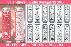 Valentine's Candle Gnomes SVG Bundle - CraftNest - Digital Crafting and Art