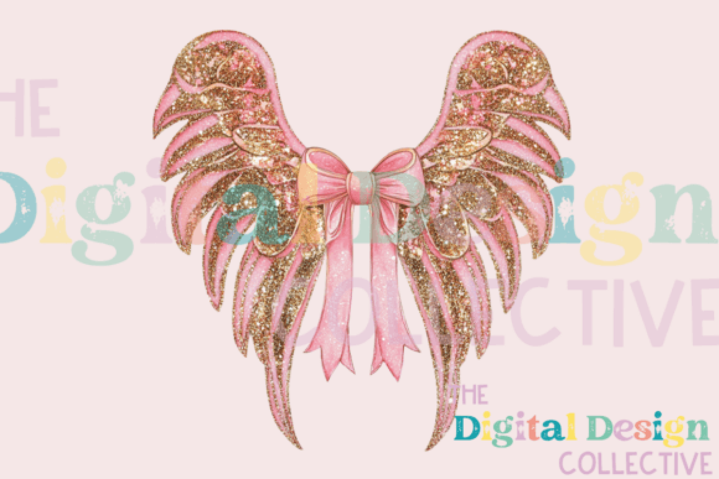 Valentine's Day Cupid Clipart Bundle with Wings and Bow