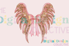 Valentine's Day Cupid Clipart Bundle with Wings and Bow