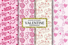Valentines Sublimation Digital Paper - CraftNest - Digital Crafting and Art