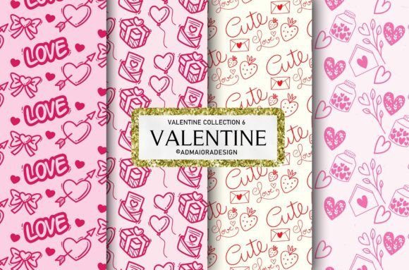 Valentines Sublimation Digital Paper - CraftNest - Digital Crafting and Art