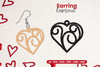 Valentine's Earring Laser Cut SVG Clipart Bundle