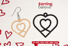 Valentine's Earring Laser Cut SVG Bundle
