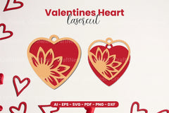 Valentine's Heart Laser Cut SVG Bundle - CraftNest - Digital Crafting and Art