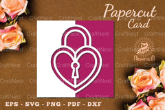 Valentine's Papercut Card SVG Bundle - CraftNest - Digital Crafting and Art