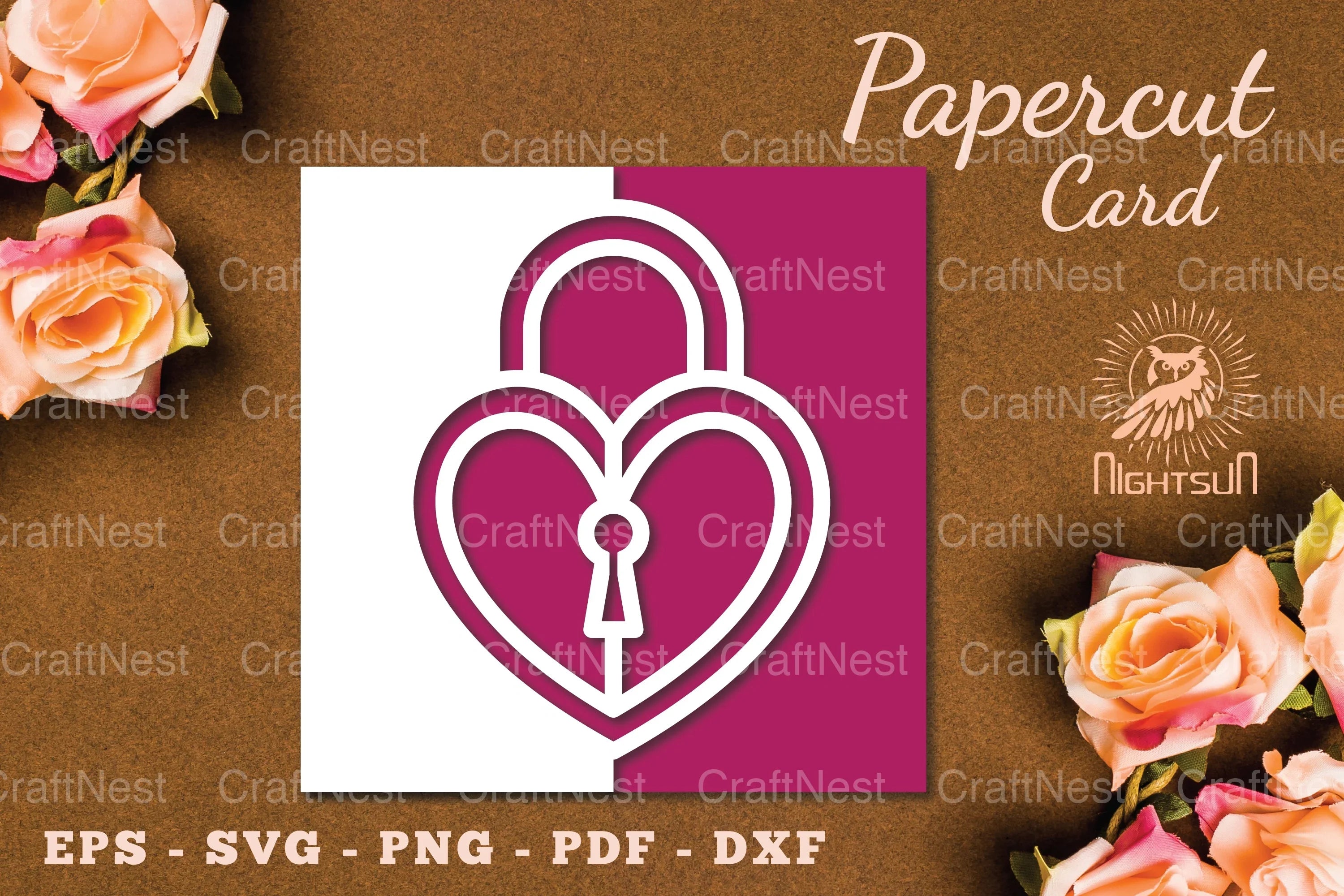 Valentine's Papercut Card SVG Bundle - CraftNest - Digital Crafting and Art