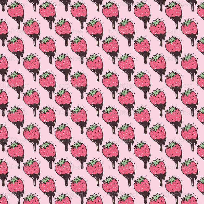 Cute Valentine Seamless Digital Paper - CraftNest - Digital Crafting and Art