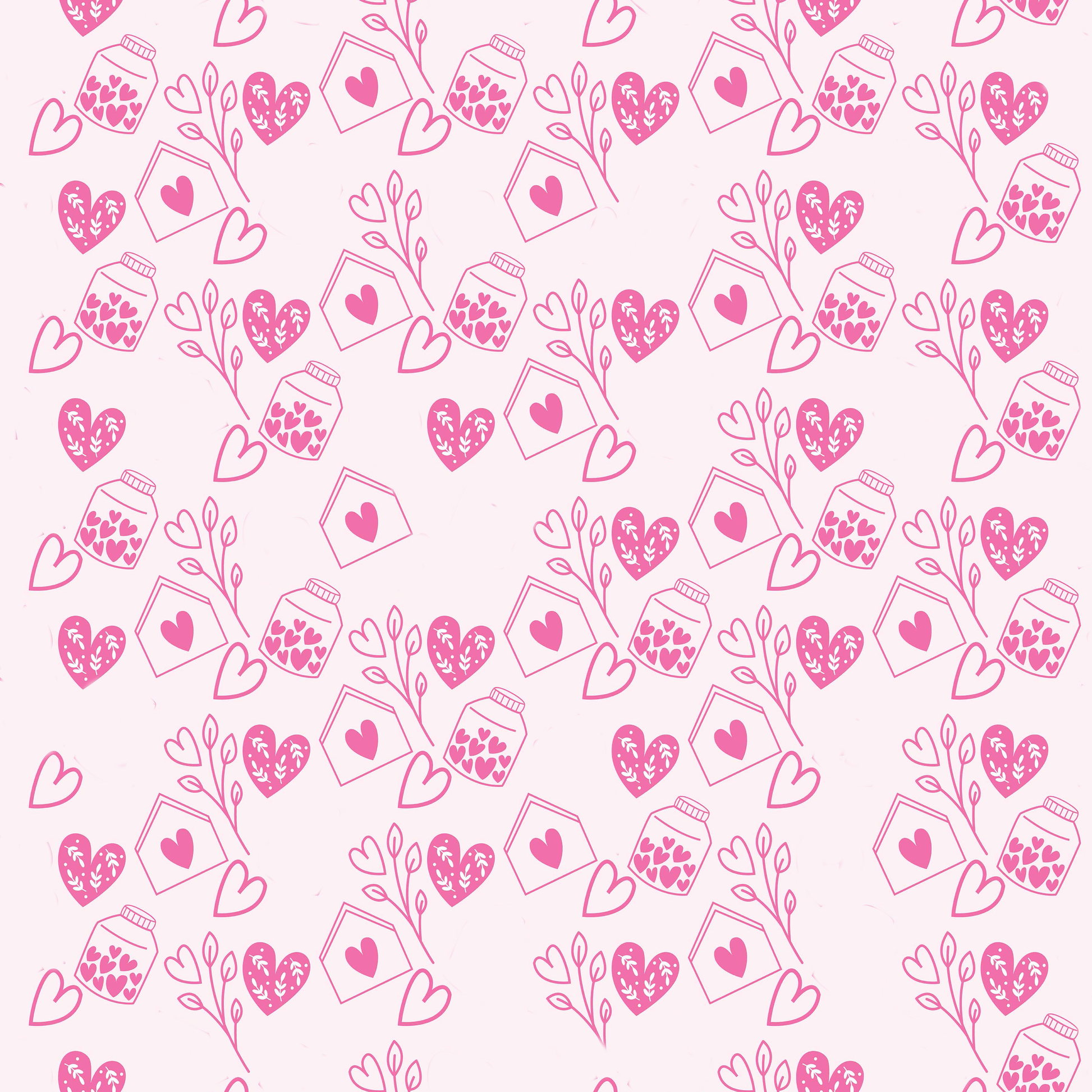 Valentines Sublimation Digital Paper - CraftNest - Digital Crafting and Art
