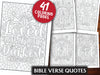 Bible Verse Quotes Coloring Book