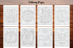 Bible Verse Quotes Coloring Book - CraftNest - Digital Crafting and Art