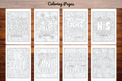 Bible Verse Quotes Coloring Book - CraftNest - Digital Crafting and Art