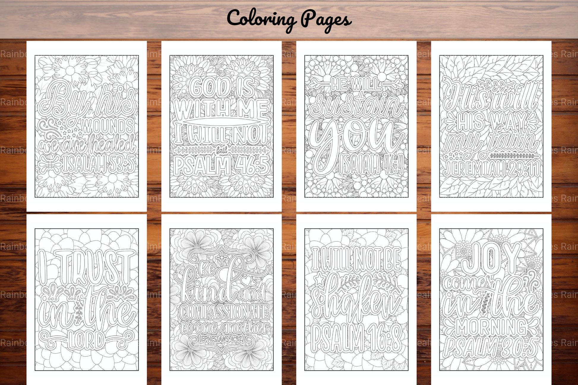 Bible Verse Quotes Coloring Book - CraftNest - Digital Crafting and Art