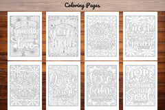Bible Verse Quotes Coloring Book - CraftNest - Digital Crafting and Art
