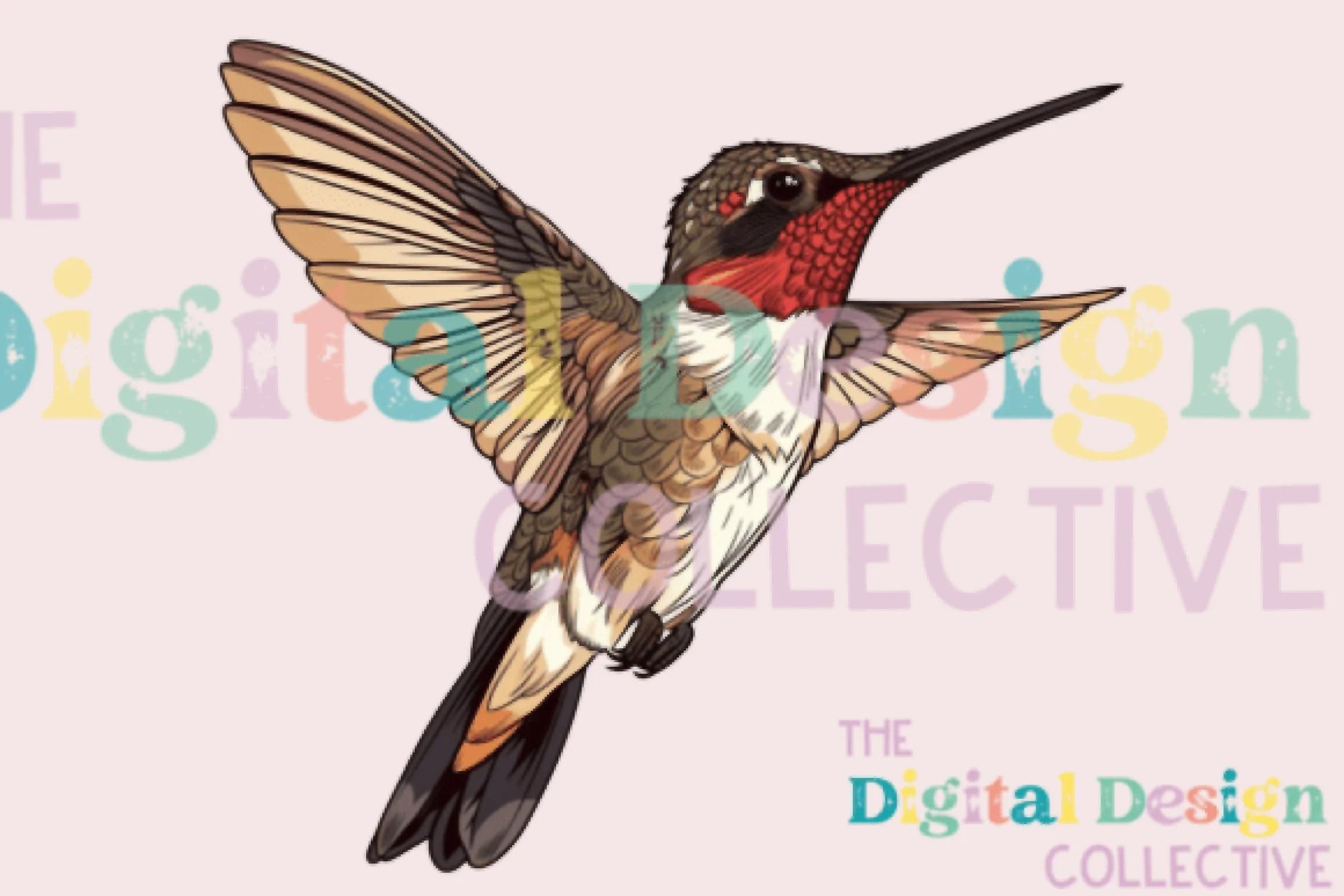 Vibrant Hummingbird Clipart Bundle - CraftNest - Digital Crafting and Art