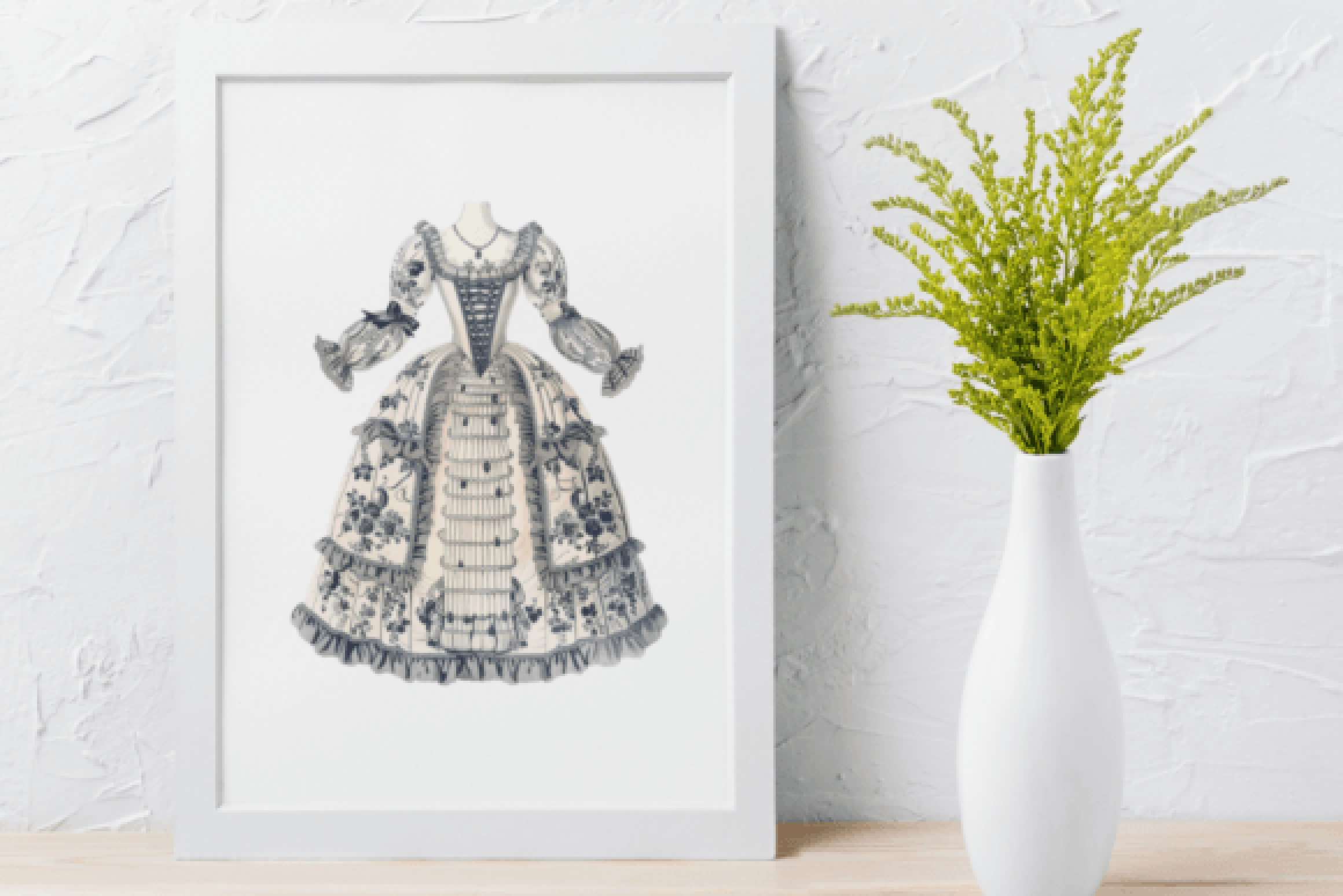 Vintage Victorian Dress Clipart Bundle