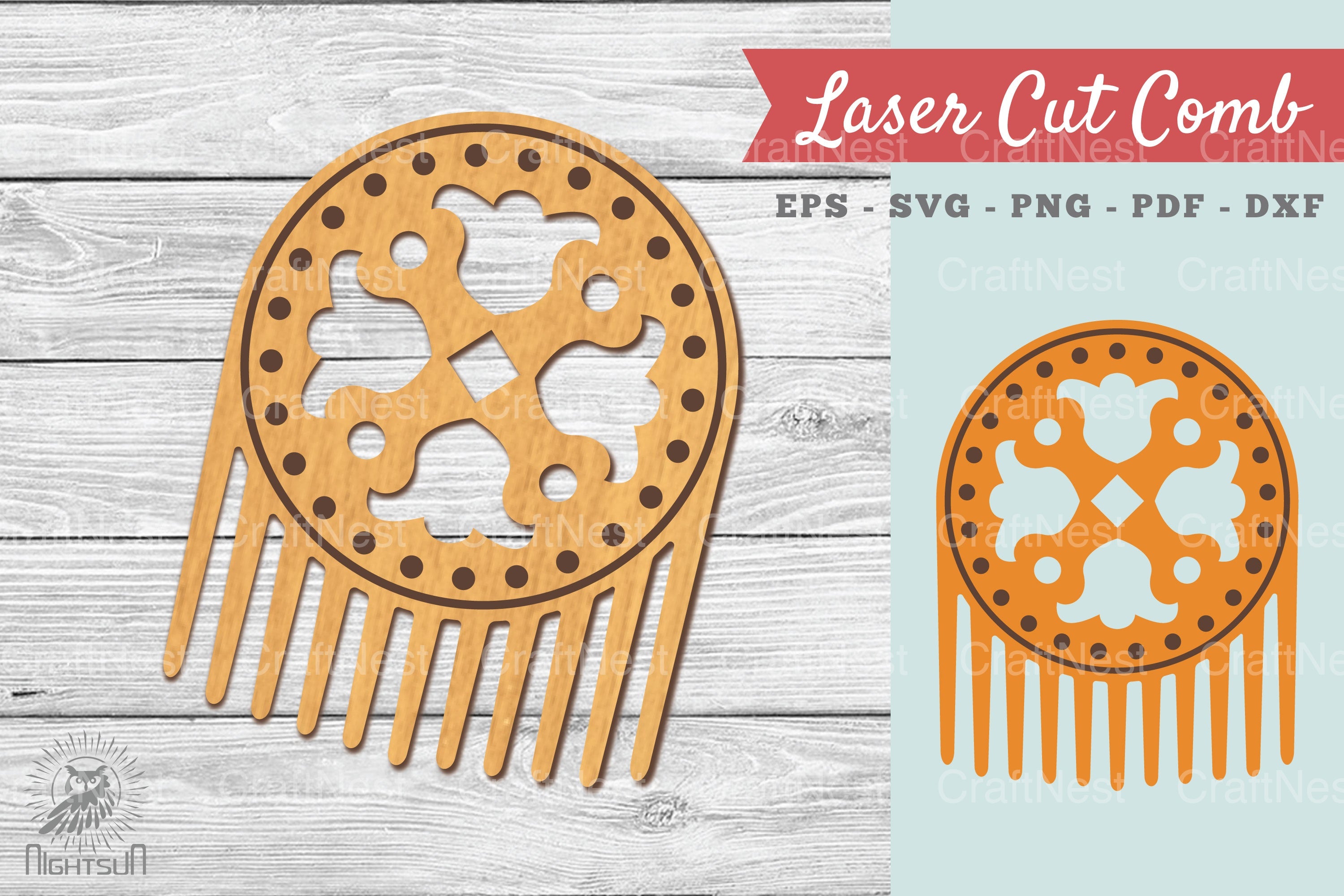 Victorian Laser Cut Comb SVG Bundle - CraftNest - Digital Crafting and Art