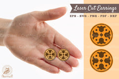 Victorian Laser Cut Earrings SVG Bundle - CraftNest - Digital Crafting and Art