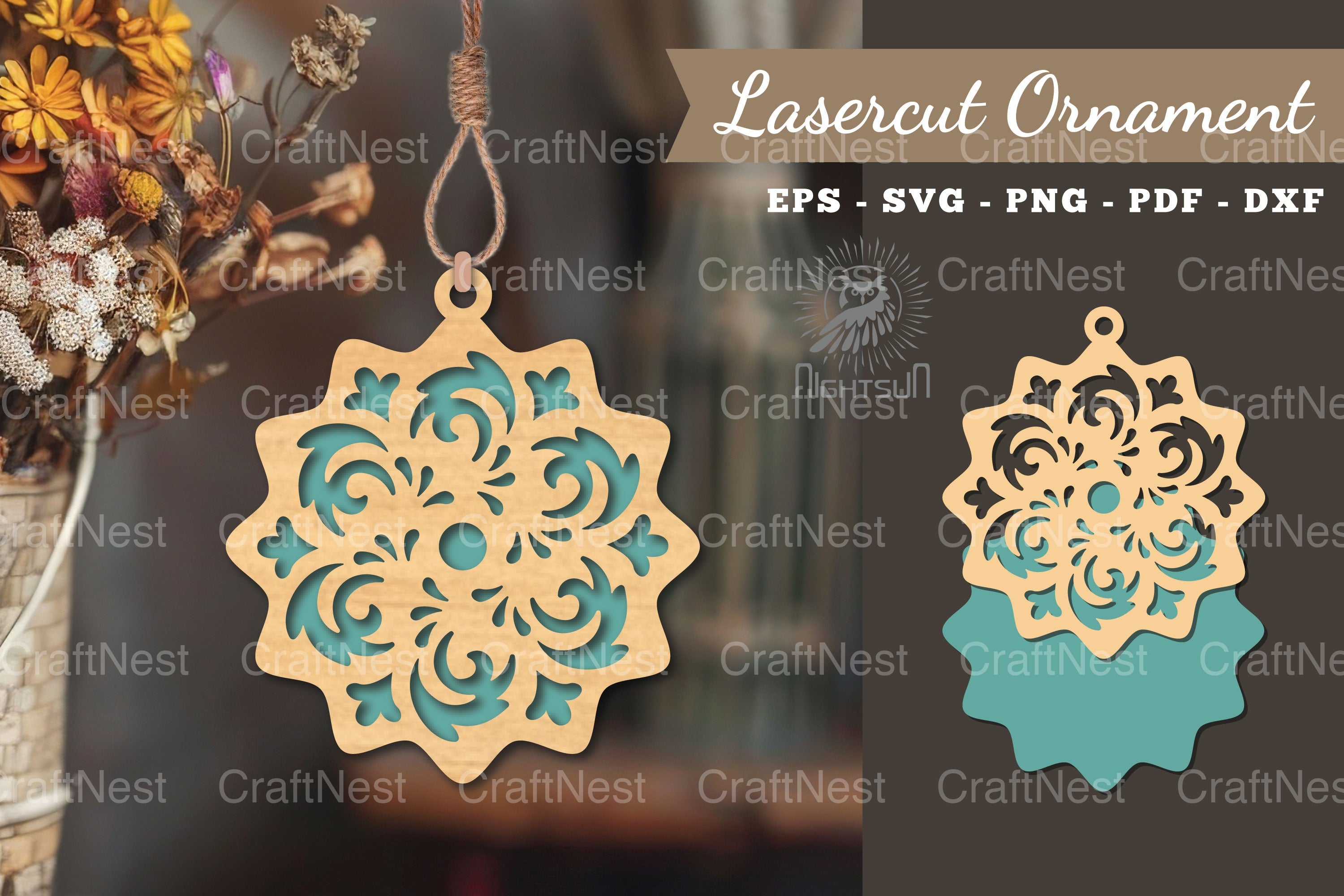 Victorian Laser Cut Ornament SVG Bundle - CraftNest - Digital Crafting and Art