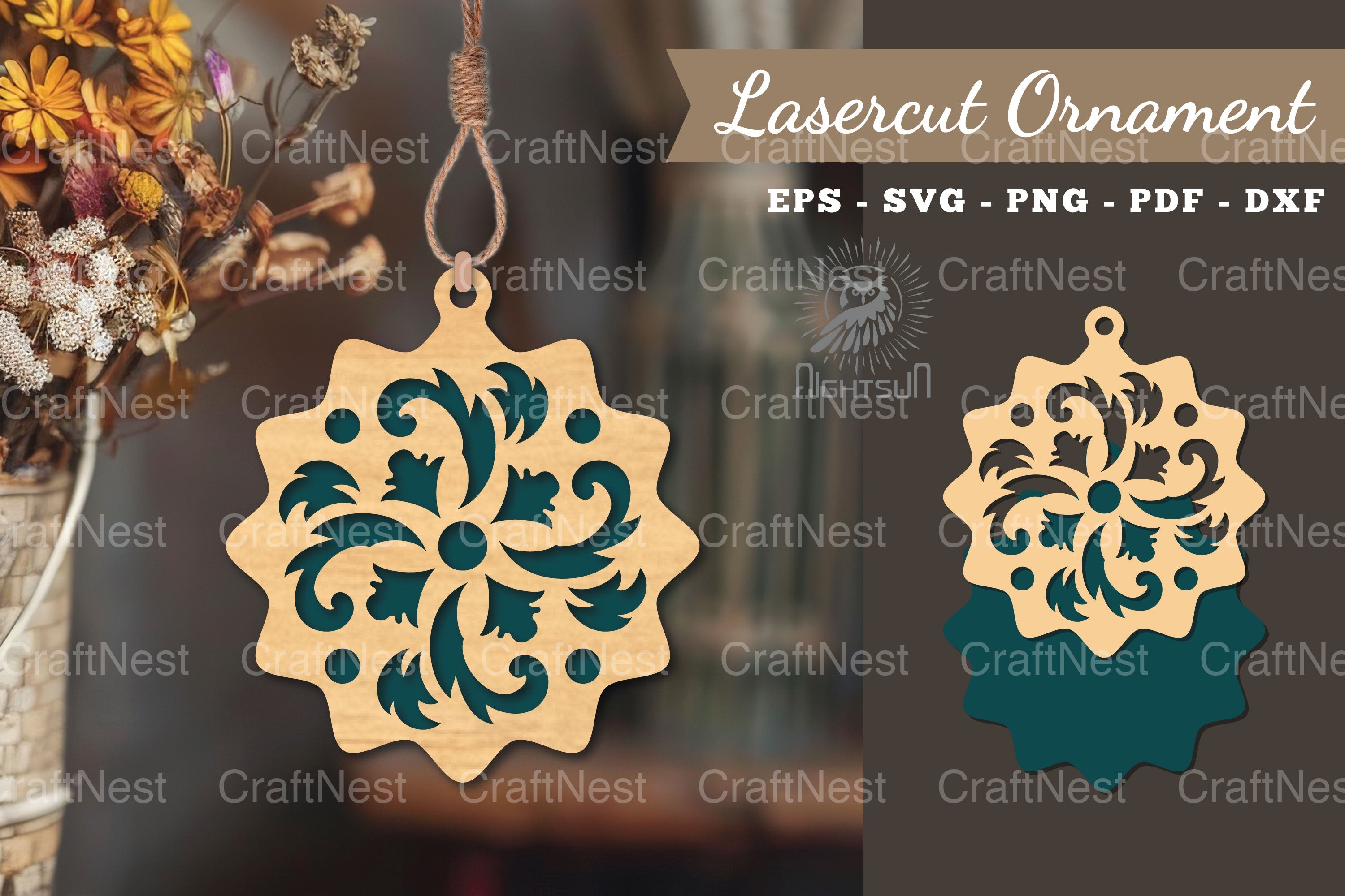 Victorian Laser Cut Ornament SVG Bundle - CraftNest - Digital Crafting and Art