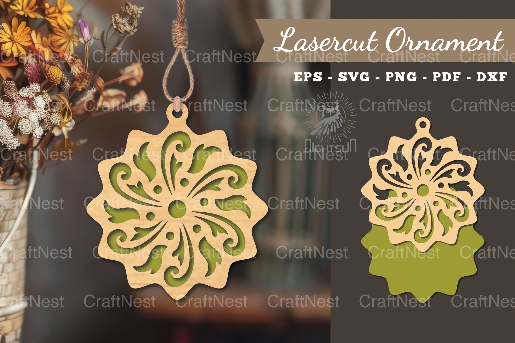 Victorian Laser Cut Ornament SVG Bundle - CraftNest - Digital Crafting and Art