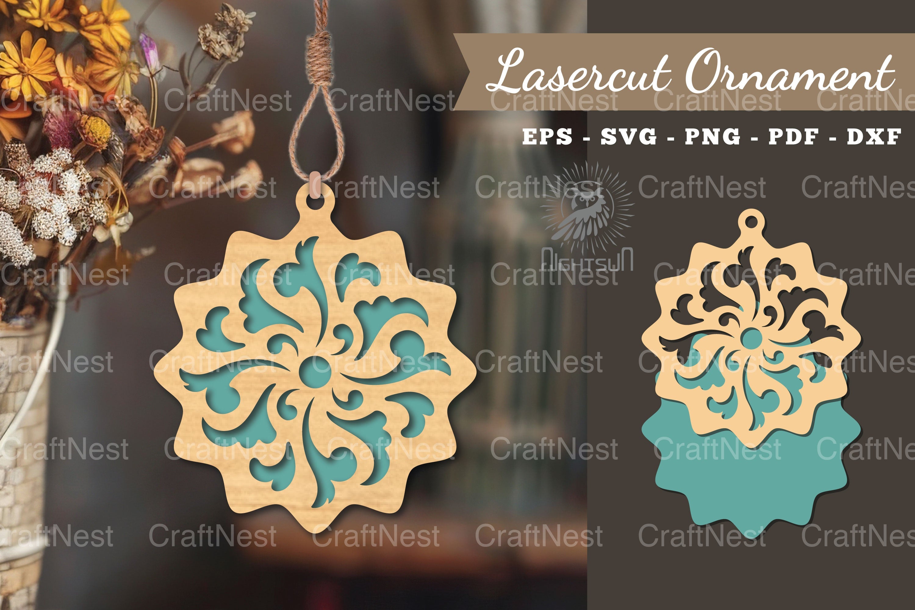 Victorian Laser Cut Ornament SVG Bundle - CraftNest - Digital Crafting and Art