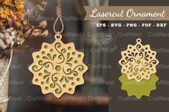 Victorian Laser Cut Ornament SVG Bundle - CraftNest - Digital Crafting and Art