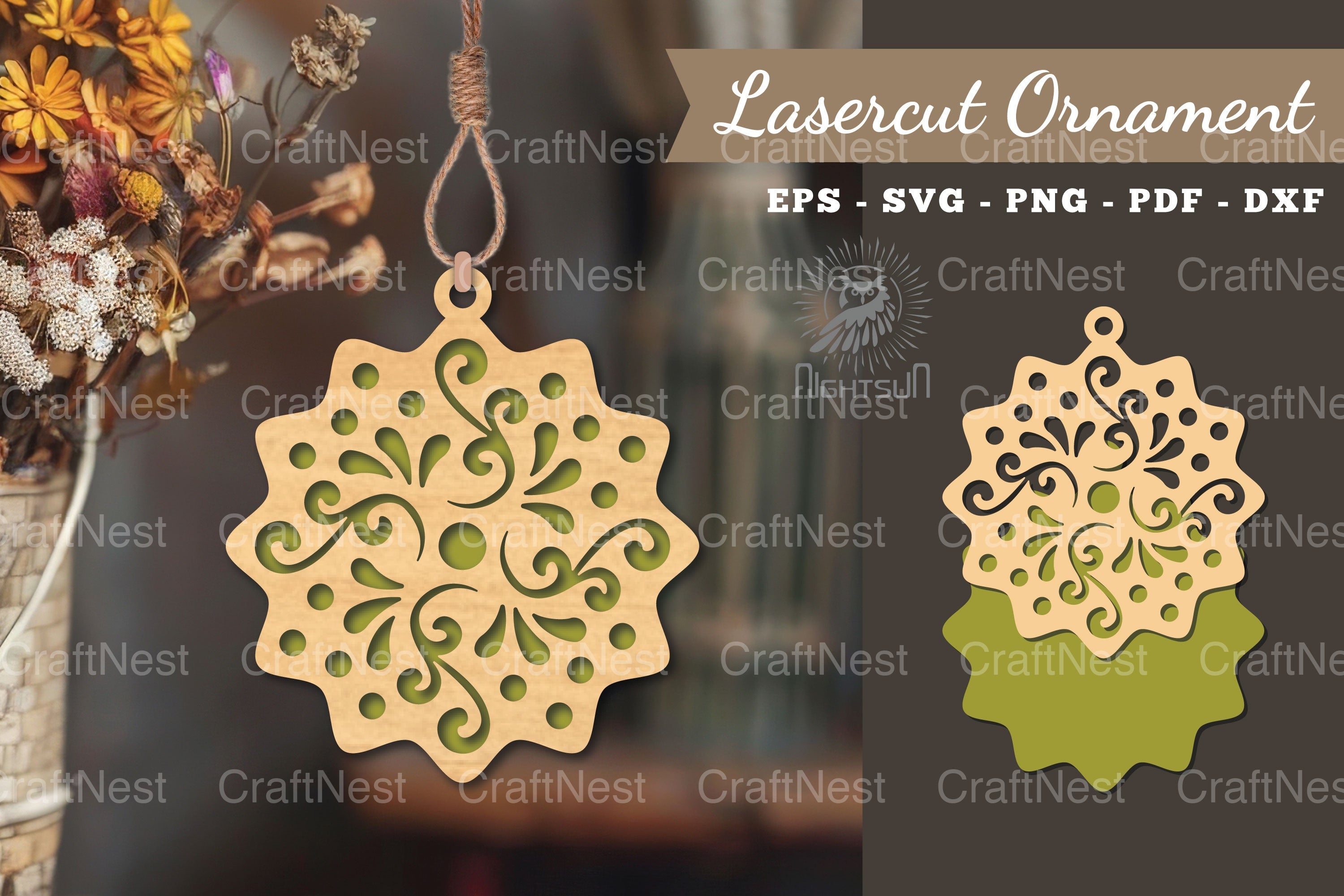 Victorian Laser Cut Ornament SVG Bundle - CraftNest - Digital Crafting and Art