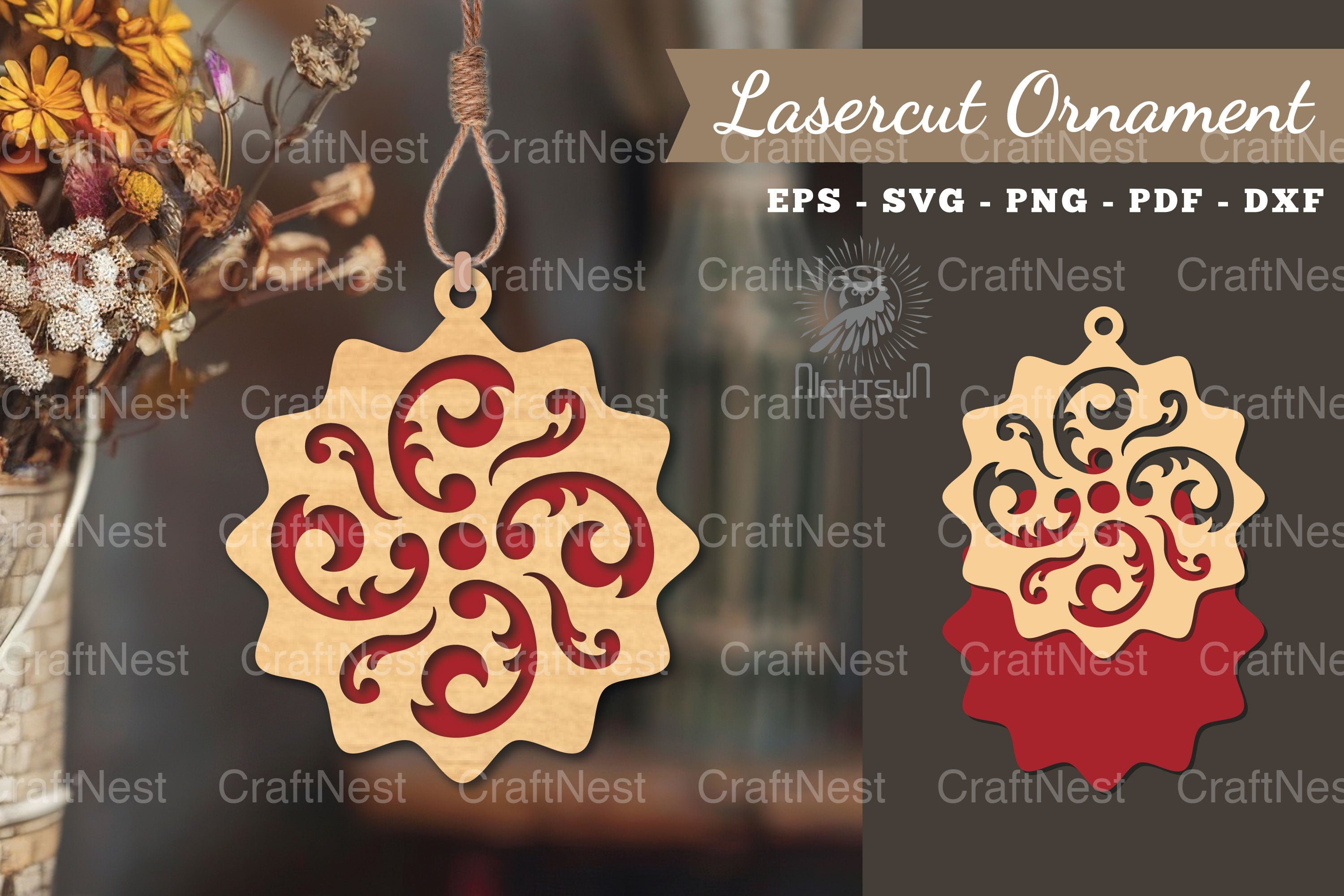 Victorian Laser Cut Ornament Clipart Bundle - CraftNest - Digital Crafting and Art