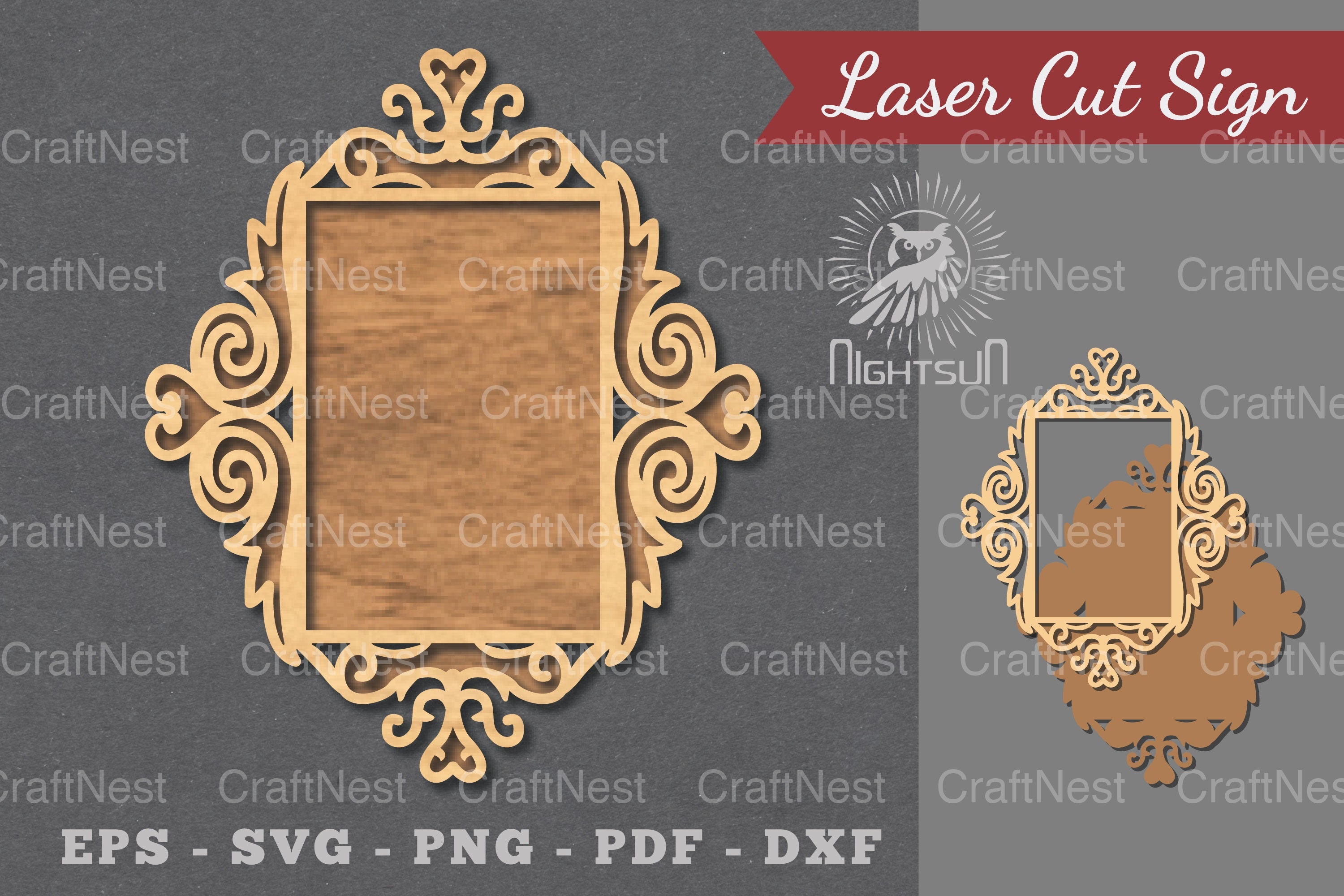 Victorian Laser Cut Sign Clipart Bundle - CraftNest - Digital Crafting and Art