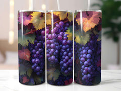 Vineyard Grapes 5 Tumbler Wrap - CraftNest - Digital Crafting and Art