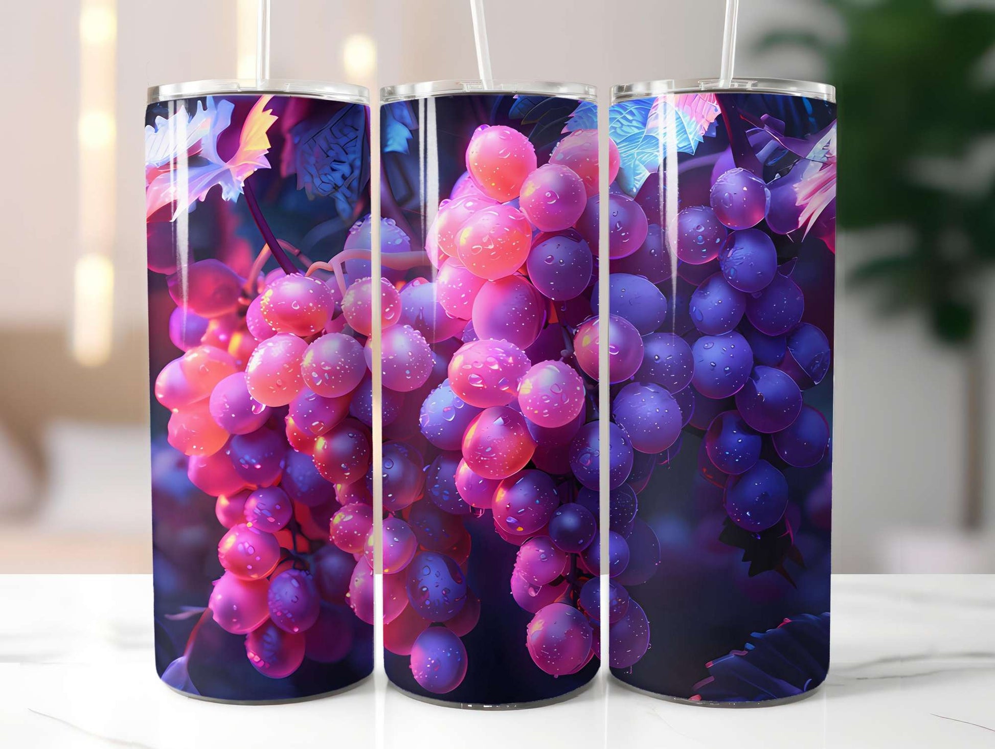 Vineyard Grapes 6 Tumbler Wrap - CraftNest - Digital Crafting and Art