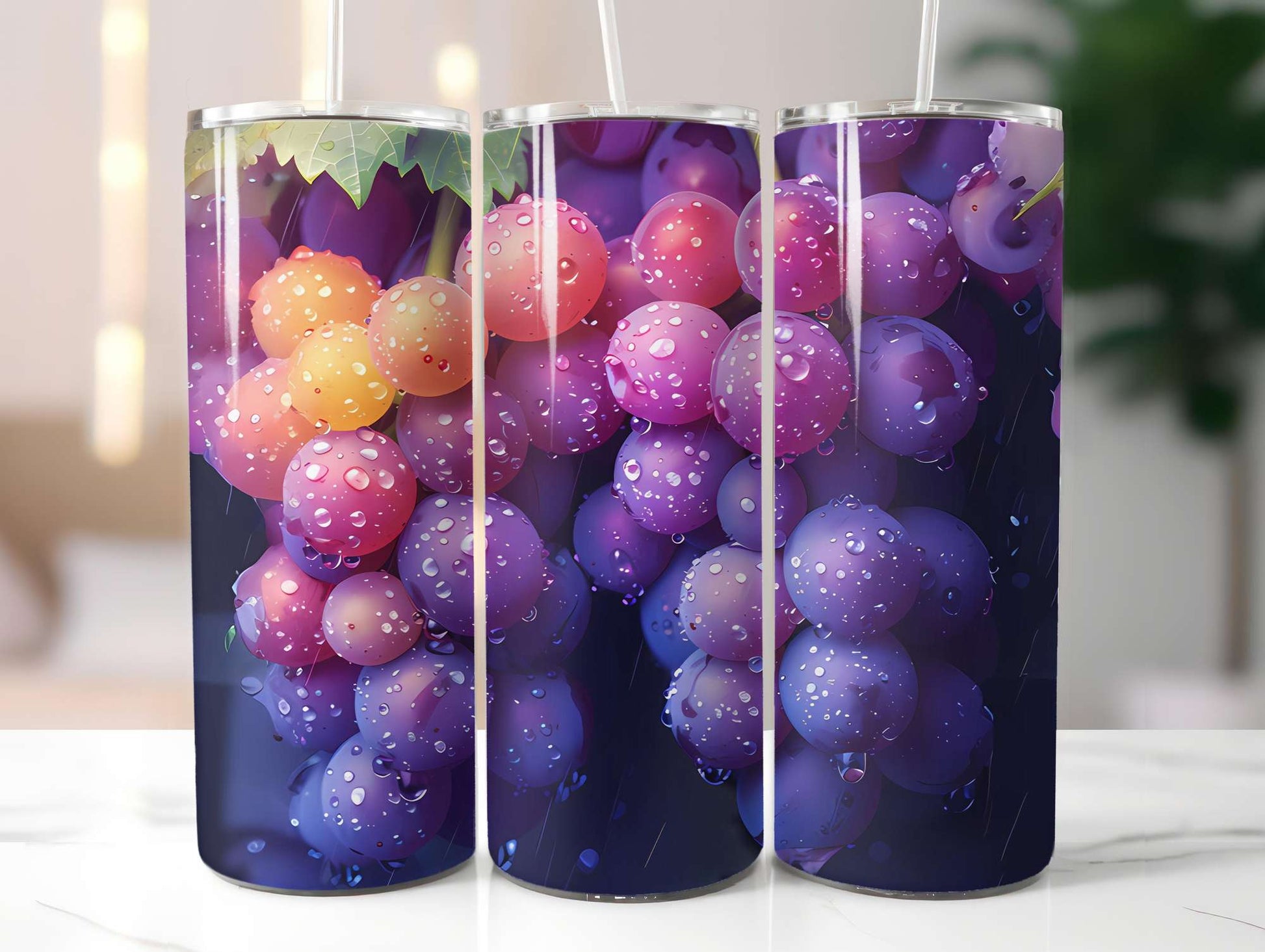 Vineyard Grapes 5 Tumbler Wrap - CraftNest - Digital Crafting and Art