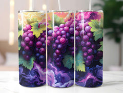 Vineyard Grapes 6 Tumbler Wrap - CraftNest - Digital Crafting and Art