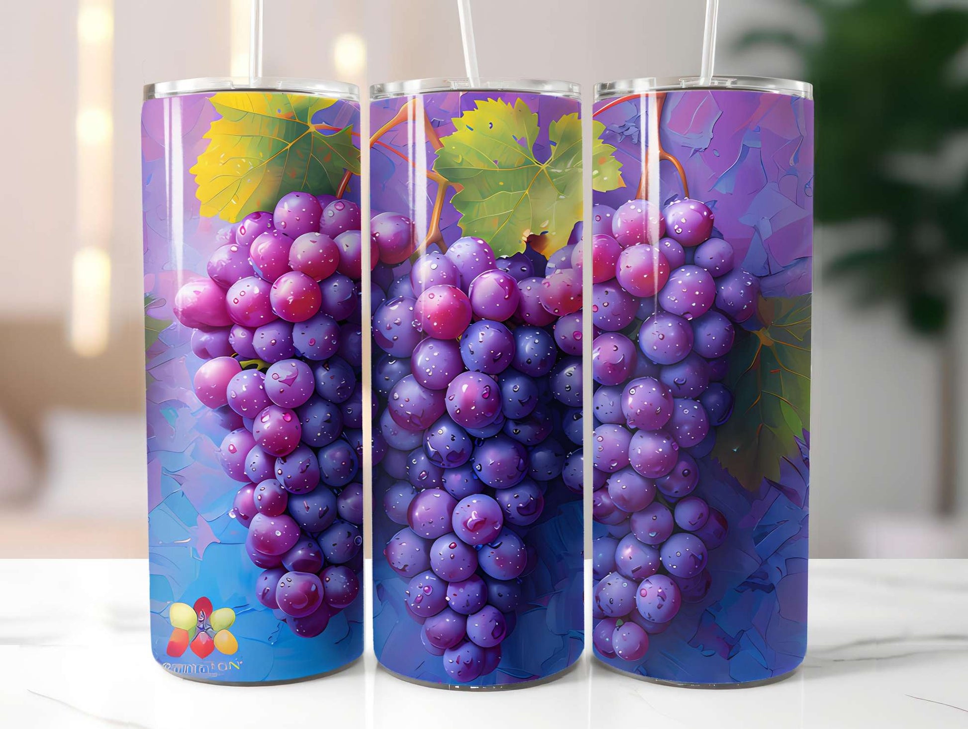 Vineyard Grapes 1 Tumbler Wrap - CraftNest - Digital Crafting and Art