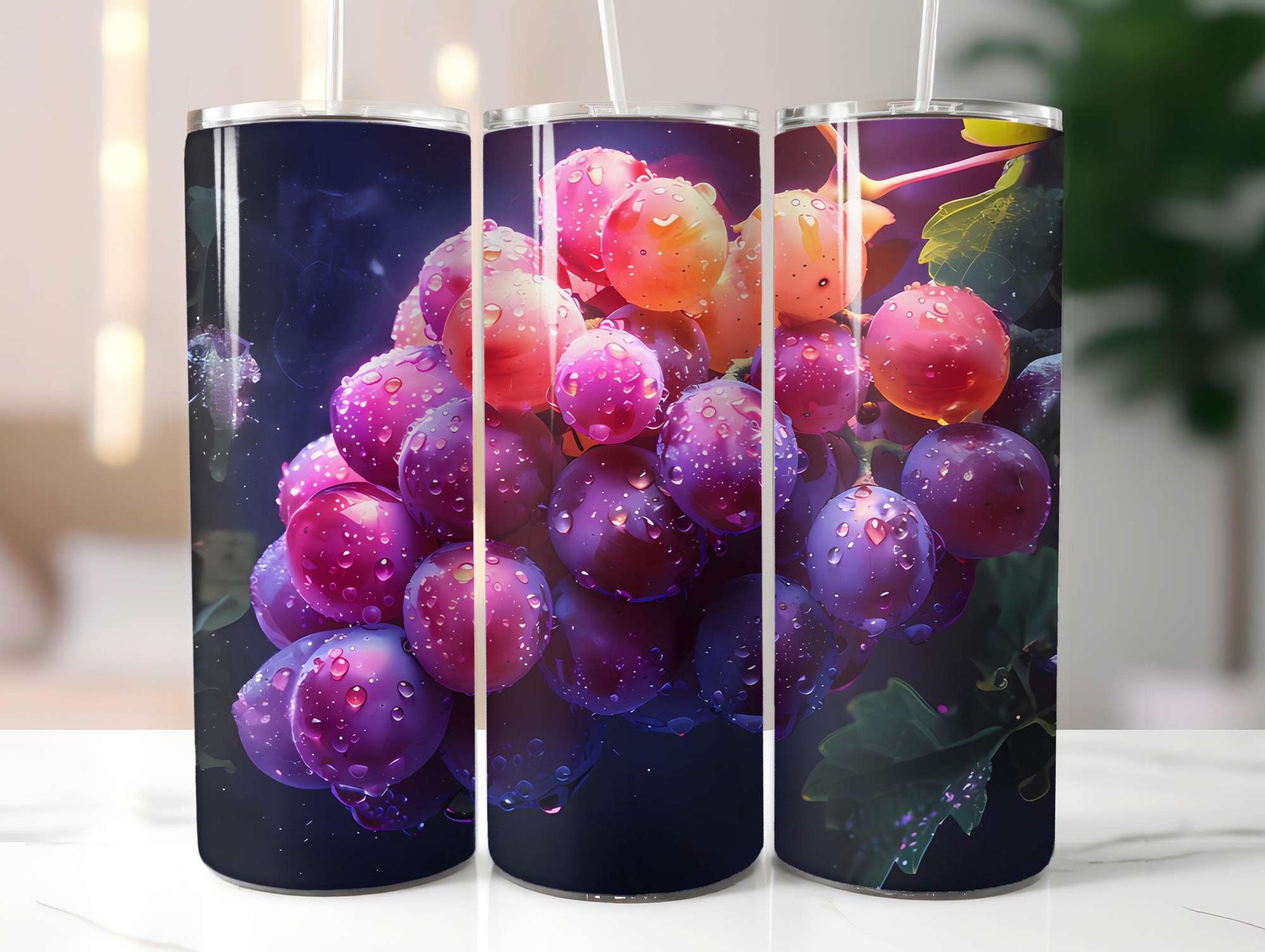 Vineyard Grapes 5 Tumbler Wrap - CraftNest - Digital Crafting and Art