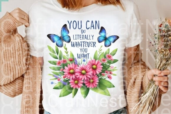 Vintage Flower Quotes Clipart Bundle - CraftNest - Digital Crafting and Art