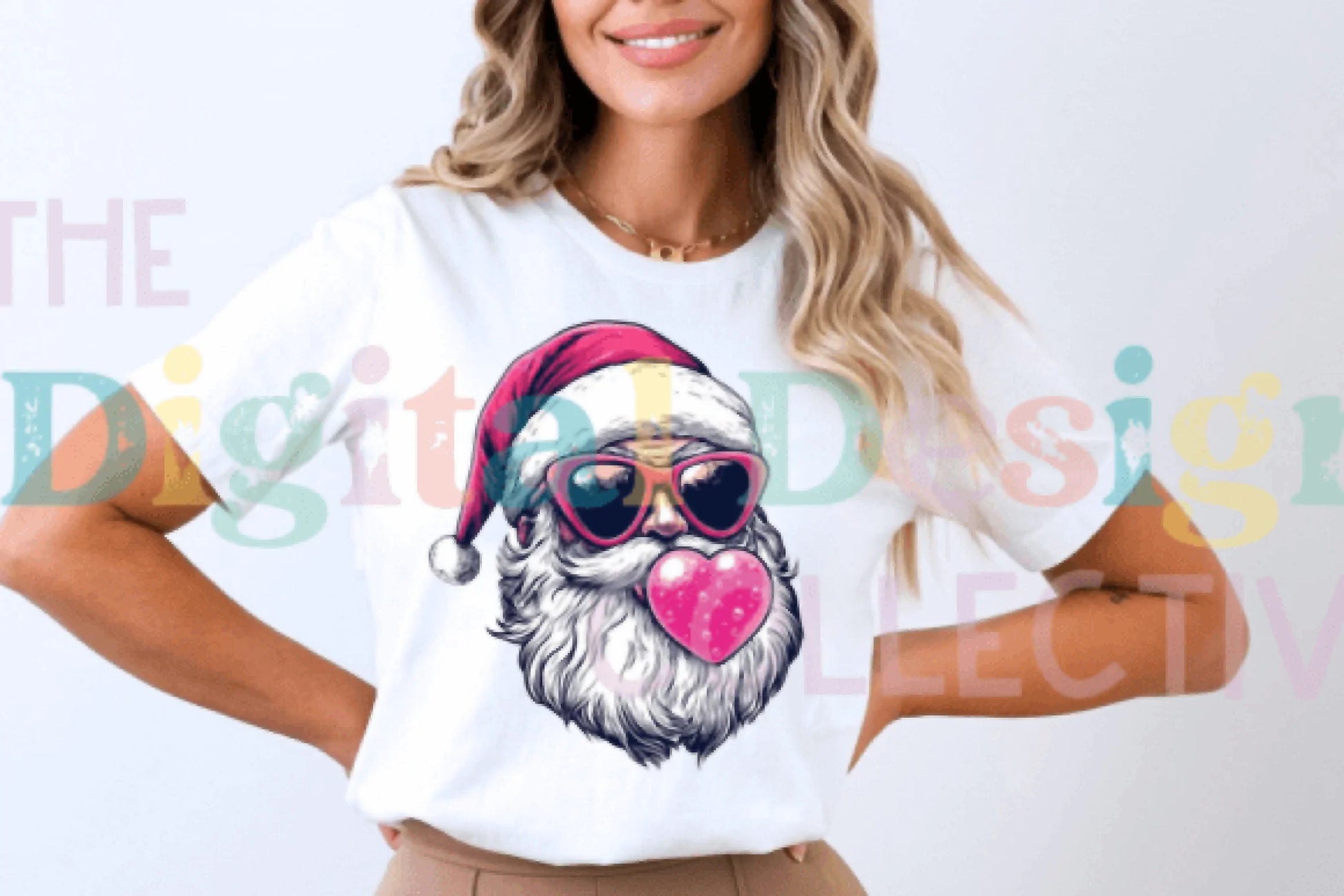 Vintage Coquette Santa Christmas Art Clipart Bundle - CraftNest - Digital Crafting and Art