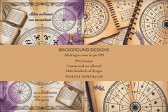 Vintage Astrology 2 Junk Journal Papers - CraftNest - Digital Crafting and Art